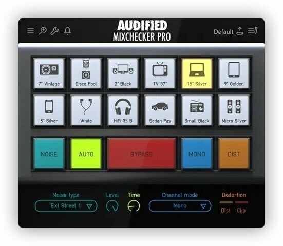 Studio software plug-in effect Audified MixChecker Pro (Digitaal product)