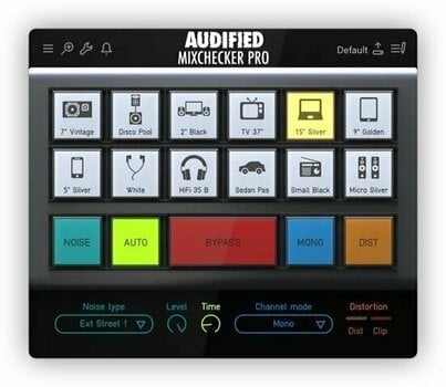 Studio software plug-in effect Audified MixChecker Pro (Digitaal product) - 1