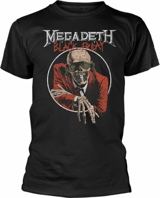 T-shirt Megadeth T-shirt Black Friday JH Black 2XL