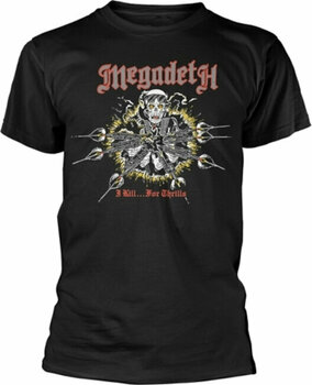 Skjorte Megadeth Skjorte Kill For Thrills Unisex Black XL - 1