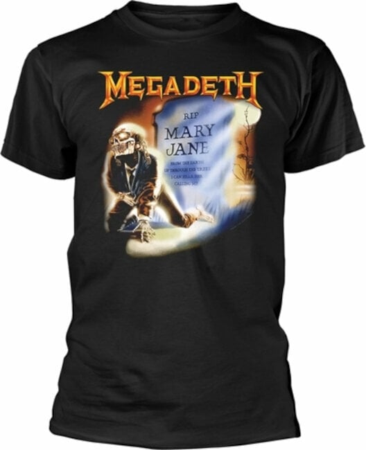 T-Shirt Megadeth T-Shirt Mary Jane Unisex Black 2XL