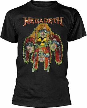 Camiseta de manga corta Megadeth Camiseta de manga corta Nuclear Glow Heads Unisex Black S - 1