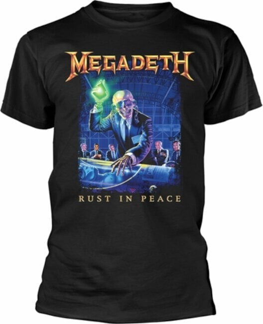 Skjorta Megadeth Skjorta Rust In Peace Unisex Black S