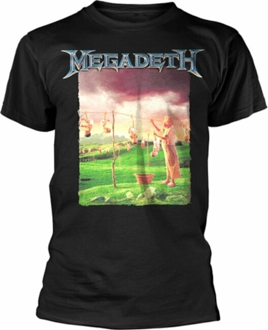 Риза Megadeth Риза Youthanasia Unisex Black M