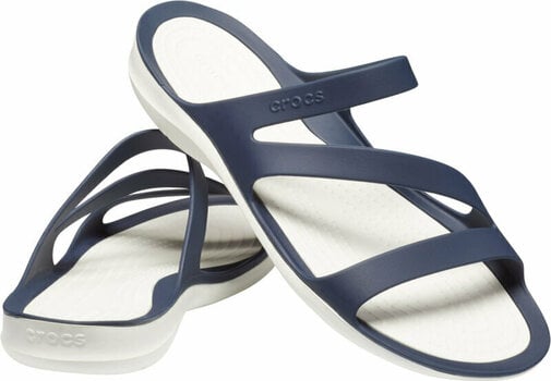 Womens Sailing Shoes Crocs Swiftwater Sandal Navy/White 41-42 - 1