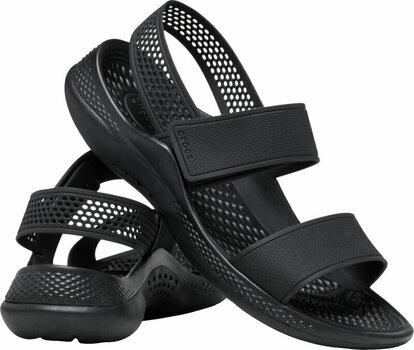Buty żeglarskie damskie Crocs LiteRide 360 Sandal Black 42-43 - 1