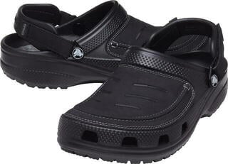 Mens Sailing Shoes Crocs Yukon Vista II LiteRide Clog Black/Slate Grey