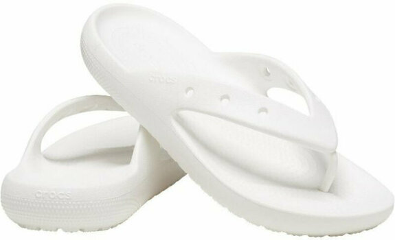 Unisex Schuhe Crocs Classic Flip V2 White 43-44 - 1