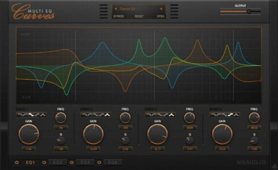Studio software plug-in effect New Nation Curves - Multi EQ (Digitaal product) - 1