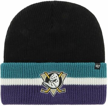 Cappello invernale Anaheim Ducks Split Cuff Knit Black UNI Cappello invernale - 1