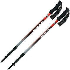 Štapovi za trekking Fizan Prestige Antishock Black/Red/Grey 69 - 140 cm Trekking štapovi