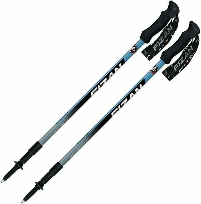 Trekking Poles Fizan Prestige Black/Blue 65 - 140 cm