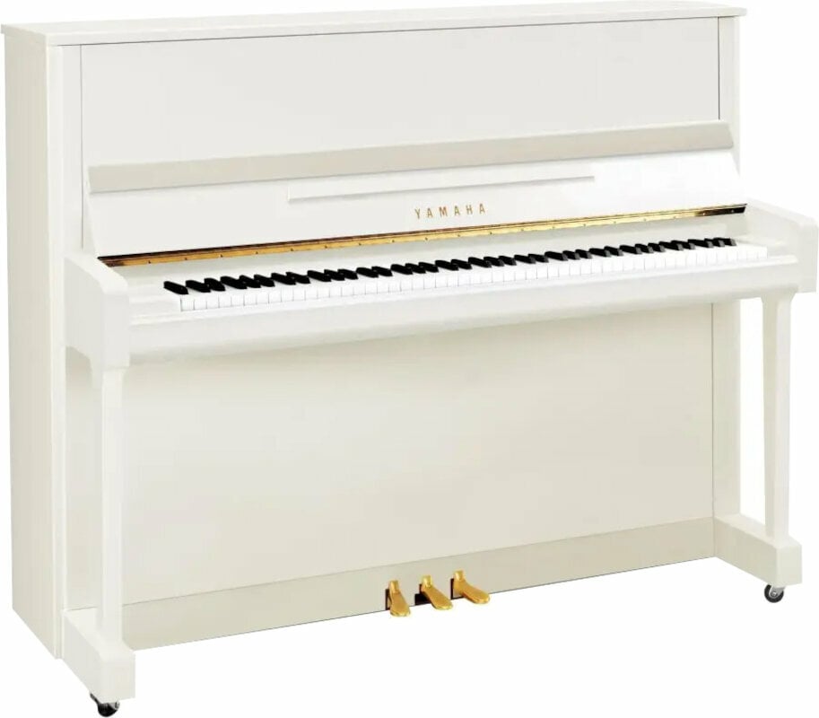 Akoestische piano, staande piano Yamaha B3E Polished White