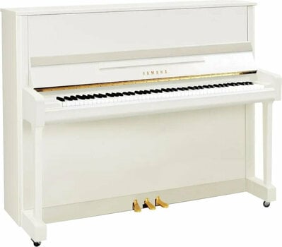 Akustický klavír, Pianino Yamaha B3E Polished White - 1