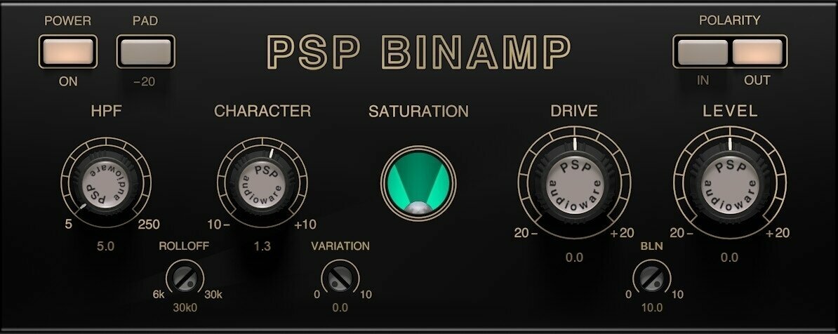 Logiciel de studio Plugins d'effets PSP AUDIOWARE PSP BinAmp (Produit numérique)