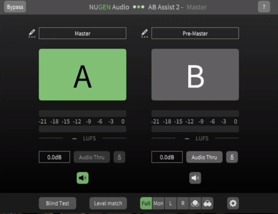 Εφέ FX Plug-In λογισμικού στούντιο Nugen Audio NUGEN AB Assist 2 (Ψηφιακό προϊόν)