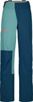 Smučarske hlače Ortovox 3L Ortler Pants W Petrol Blue M - 1