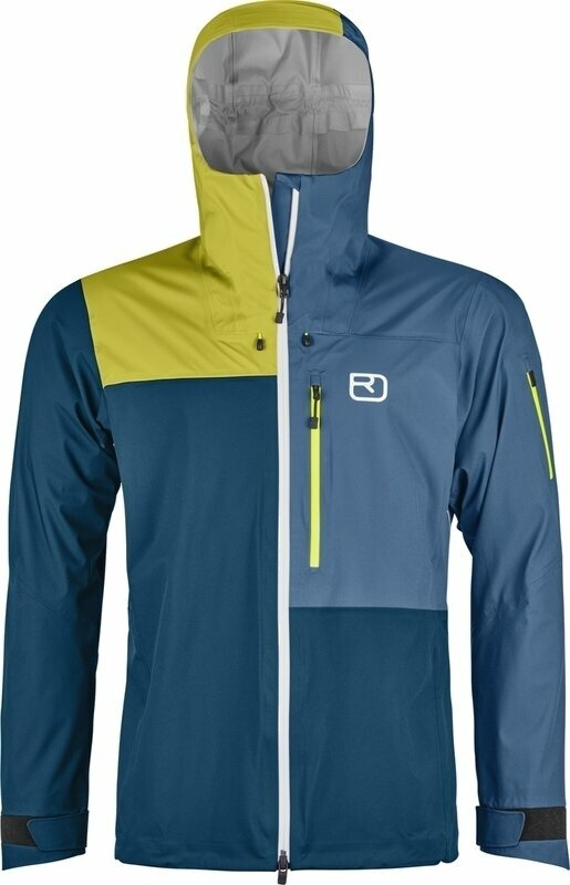 Chaqueta de esquí Ortovox 3L Ortler Jacket M Petrol Blue XL