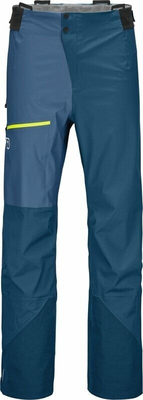 Calças para esqui Ortovox 3L Ortler Pants M Petrol Blue XL Calças para esqui