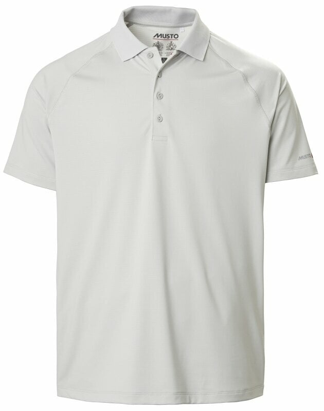 T-Shirt Musto Evolution Sunblock SS Polo 2.0 T-Shirt Platinum S