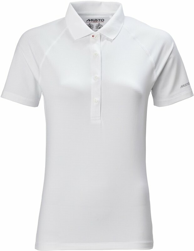 T-Shirt Musto Evolution Sunblock SS Polo 2.0 FW T-Shirt White 10