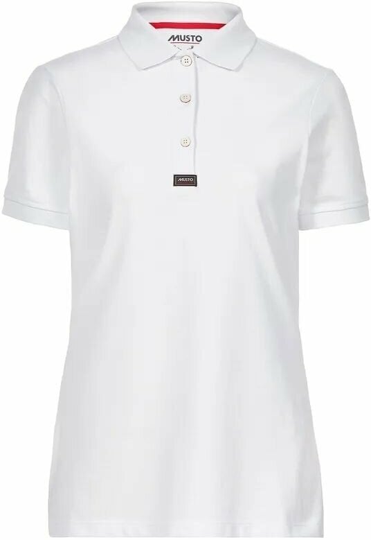 T-Shirt Musto W Essentials Pique Polo T-Shirt White 8