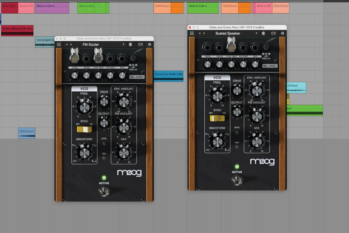 Logiciel de studio Plugins d'effets MOOG MoogerFooger Software MF-107s Freqbox (Produit numérique)