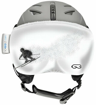 Ski-bril hoes Soggle Vizor Protection Black & White Ski-bril hoes - 1