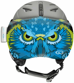 Ski Goggle Case Soggle Vizor Protection Blue Ski Goggle Case - 1