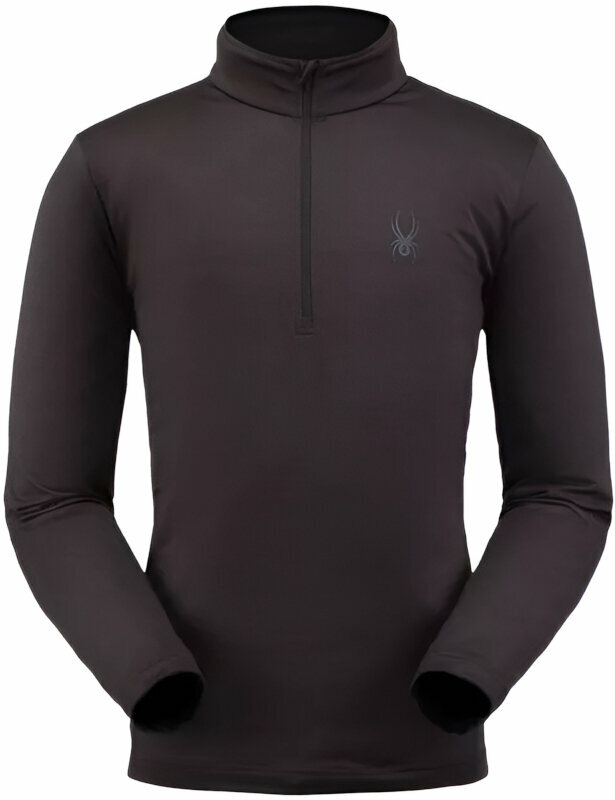 T-shirt/casaco com capuz para esqui Spyder Prospect Black M Hoodie