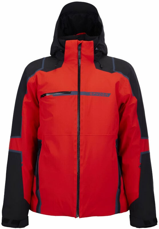 Lyžiarska bunda Spyder Titan Mens Jacket Volcano/Black L Lyžiarska bunda