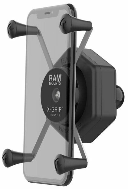 Motorcycle Holder / Case Ram Mounts X-Grip Phone Holder with Ball & Vibe-Safe Adapter Large