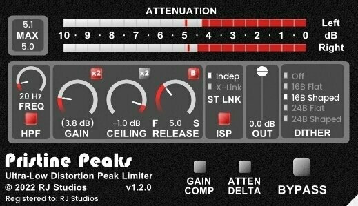 Tonstudio-Software Plug-In Effekt Raising Jake Studios Pristine Peaks (Digitales Produkt) - 1