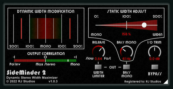 Tonstudio-Software Plug-In Effekt Raising Jake Studios SideMinder 2 (Digitales Produkt) - 1