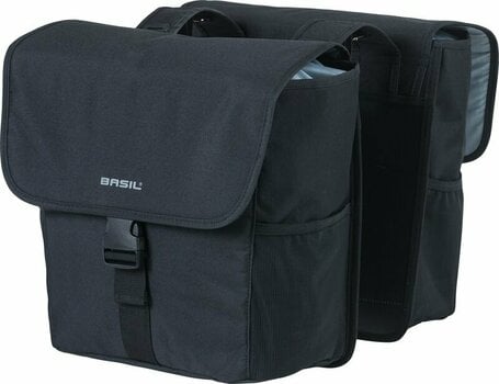 Bicycle bag Basil GO Double Bicycle Bag Solid Black 32 L - 1