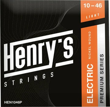 Elektromos gitárhúrok Henry's Nickel Wound Premium 10-46 - 1