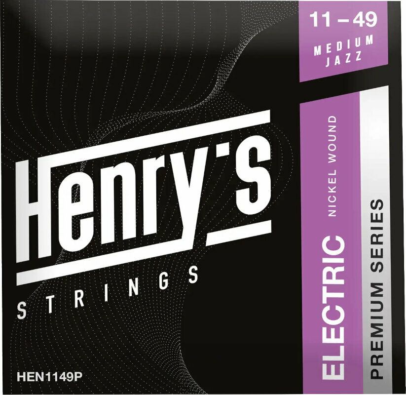 E-gitarrsträngar Henry's Nickel Wound Premium 11-49