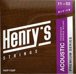Guitar strings Henry's Phosphor Premium 11-52 Guitar strings