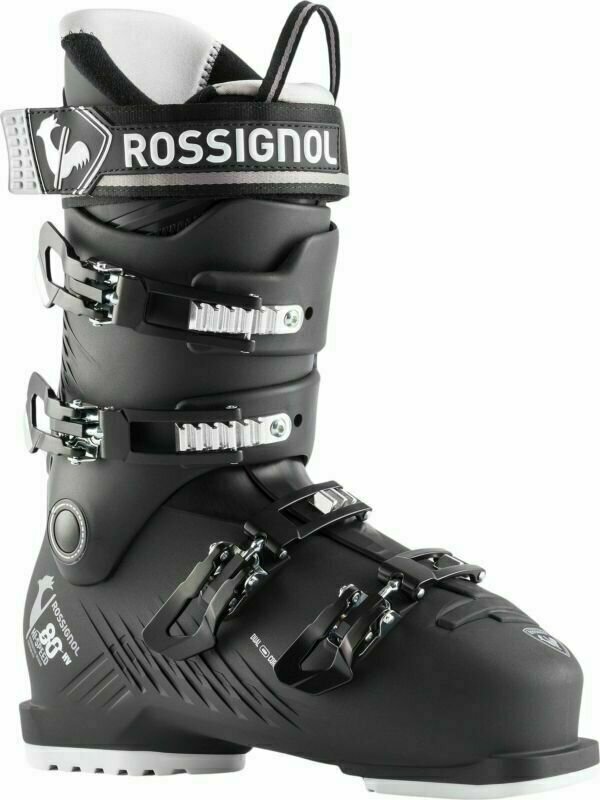 Μπότες Σκι Alpine Rossignol Hi-Speed 80 HV Black/Silver 29,5 Μπότες Σκι Alpine