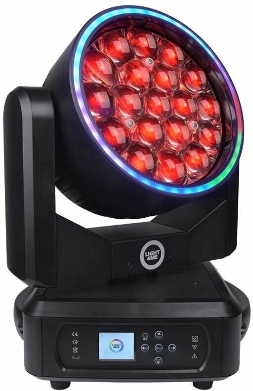 Moving Head Light4Me ZOOM WASH 19X15 RING Moving Head