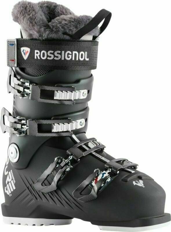 Обувки за ски спускане Rossignol Pure 70 W Metal Black 24,0 Обувки за ски спускане