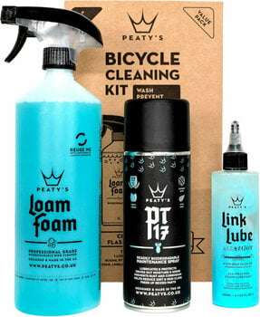 Kerékpár tisztítás és karbantartás Peaty's Wash Prevent Lubricate Starter Pack 1 L-400 ml-120 ml Kerékpár tisztítás és karbantartás - 1