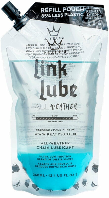 Levně Peaty's Linklube All-Weather Chain Lube 360 ml Cyklo-čištění a údržba