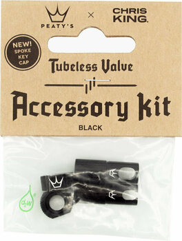 Set de réparation de cycle Peaty's X Chris King MK2 Tubeless Valve Accessory Kit Black - 1