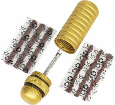 Reifenabdichtsatz Peaty's Holeshot Tubeless Puncture Plugger Kit Gold - 1