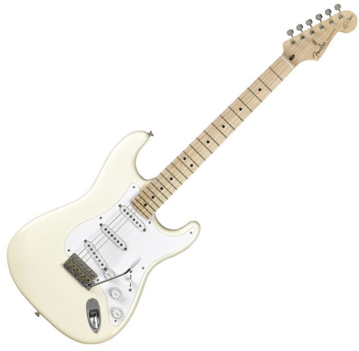 Chitară electrică Fender Eric Clapton Stratocaster MN Olympic White