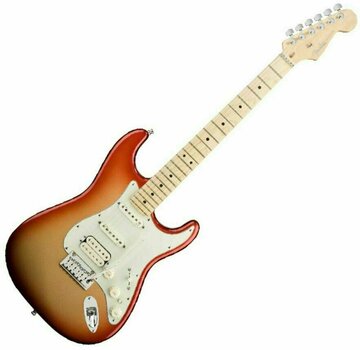 Električna gitara Fender American Deluxe Strat HSS MN Sunset Metallic - 1