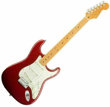 Elektrická gitara Fender American Deluxe Strat V Neck MN Candy Apple Red - 1
