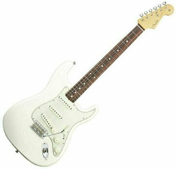 Elektrická gitara Fender John Mayer Stratocaster African RW Olympic White - 1