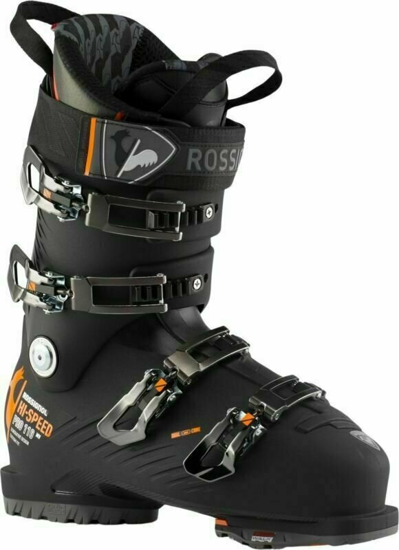Botas de esqui alpino Rossignol Hi-Speed Pro 110 MV GW Black/Orange 28,5 Botas de esqui alpino
